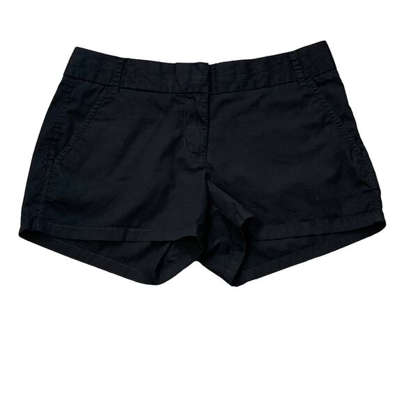 J Crew Womens Black Broken-In Classic Chino Shorts Size 2 - Picture 1 of 5